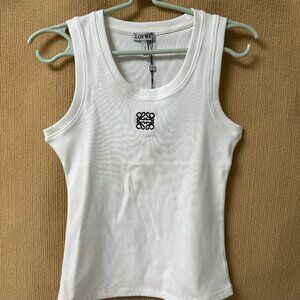 Loewe White Women's Camisole Tank Top